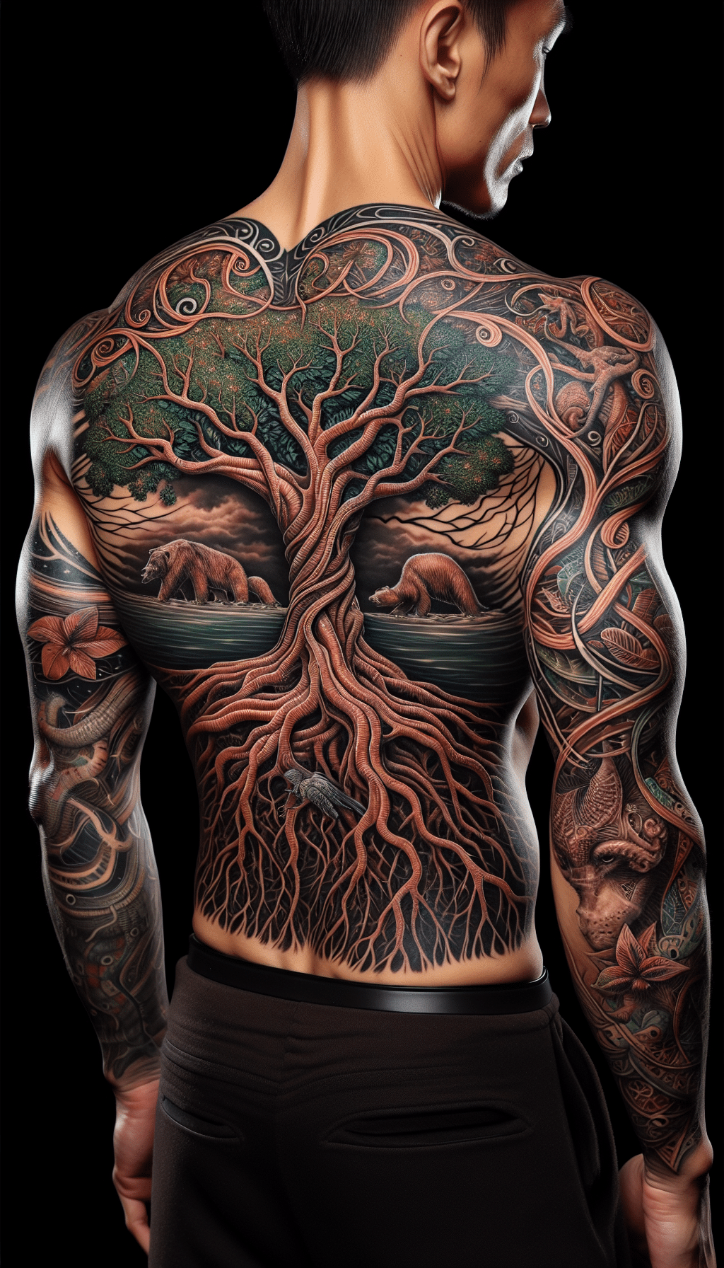 The Meaningful Wisdom of Borneo Tree of Life Tattoo